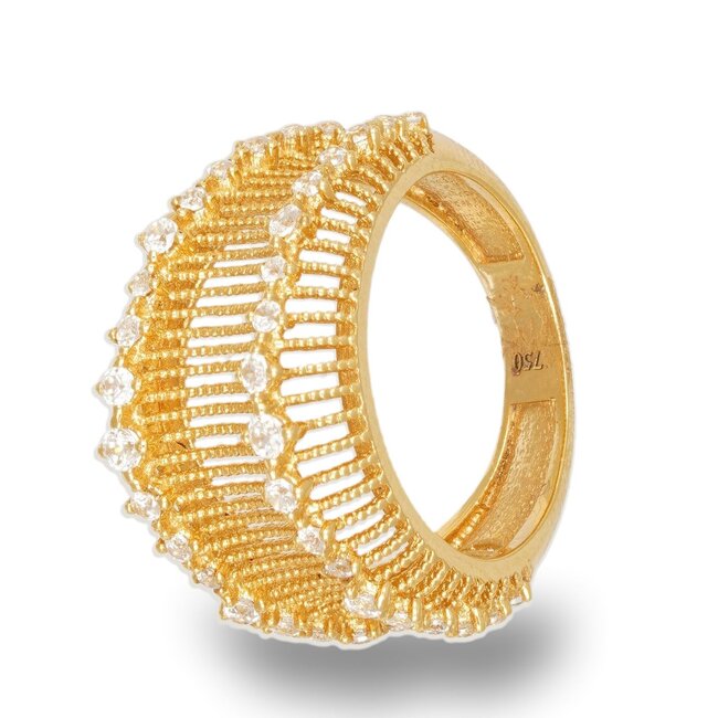 18 krt gouden ring