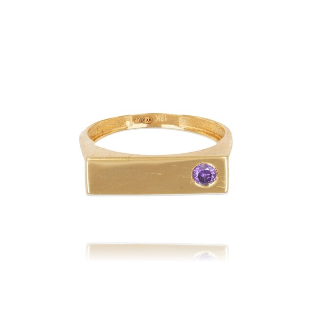 18 krt gouden ring