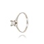 Minimalistische Diamanten Ring Witgoud