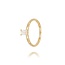 Moderne Gouden Ring met Radiant Diamant 0.31 ct