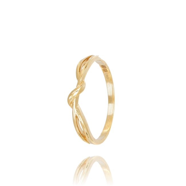 18 krt gouden ring