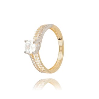 Luxe Solitaire Ring met Zirkonia