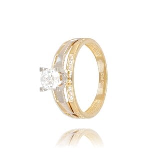 Elegante Solitaire Ring met Zirkonia