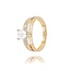 Elegante Solitaire Ring met Zirkonia