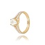 Luxe Solitaire Ring met Zirkonia