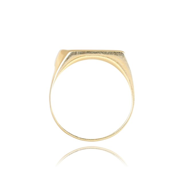 Minimalistische Zegelring met Modern Design