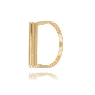 Strakke Design Ring Geelgoud