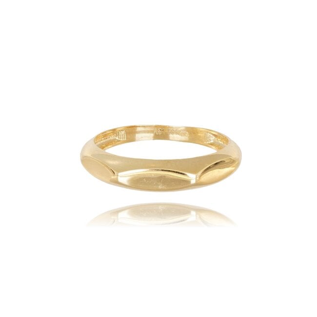 Elegante Glad Gepolijste Ring met Modern Design