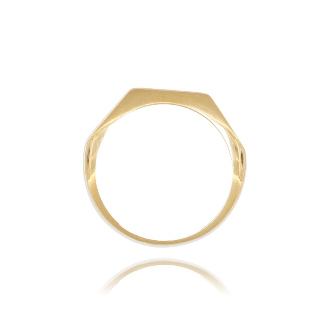 Elegante Glad Gepolijste Ring met Modern Design
