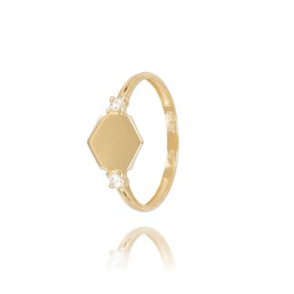 14 Karaat Gouden ring
