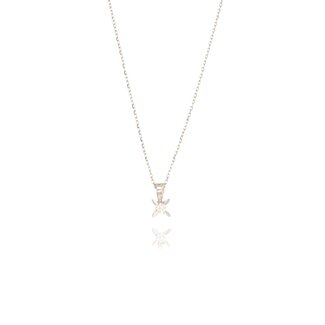 Witgouden diamant collier