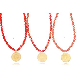 Rode kralenketting