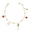 Goldmine 14 Karaat Gouden Kinderarmband met Naamplaatje