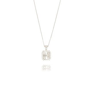 Goldmine Witgouden Diamanten Ketting 0.30ct