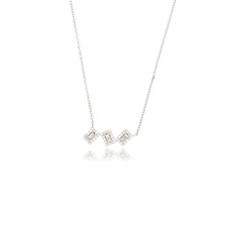 Witgouden Diamanten Collier 0.25ct