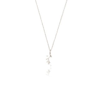 Witgouden Baguette Diamanten Collier