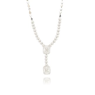 Witgouden Diamanten Y-Collier 0.87ct