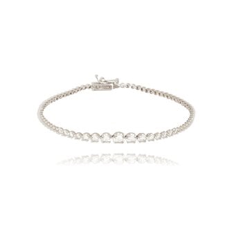 Goldmine Witgouden Diamanten Armband 0.40ct