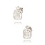 Witgouden diamanten oorstekers luxe