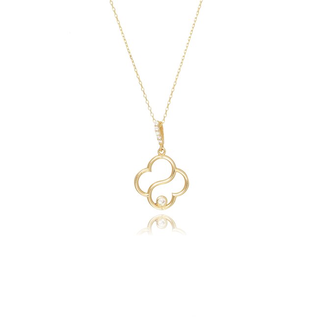 14 krt gouden collier