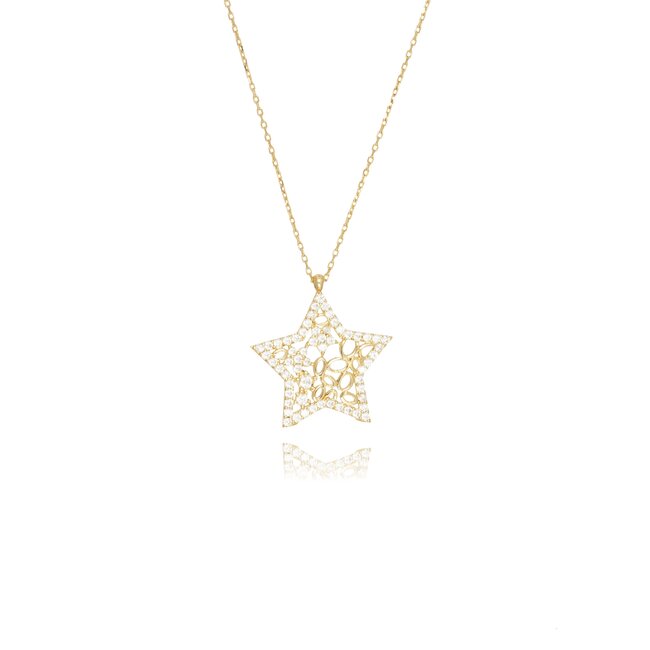 14 krt gouden collier