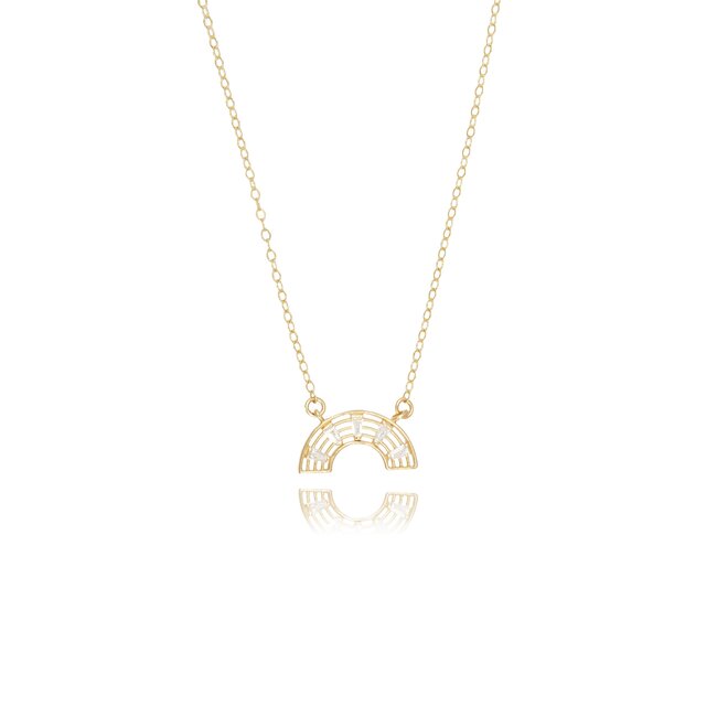 14 krt gouden collier