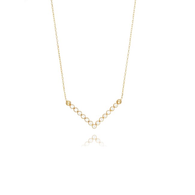 14 krt gouden collier