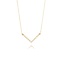Zirkonia V-Vorm Collier