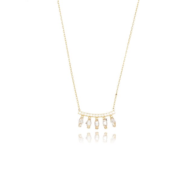 14 krt gouden collier