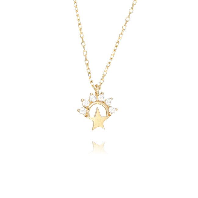 14 krt gouden collier
