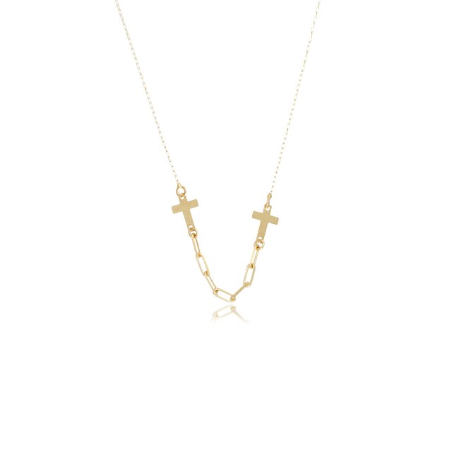 14 krt gouden collier