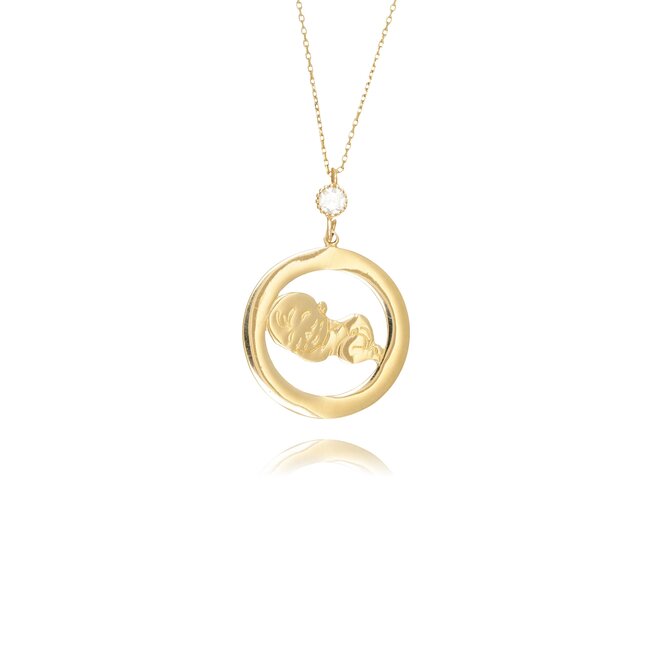 14 krt gouden collier