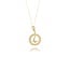 Gouden Vlinder Ketting met Zirkonia