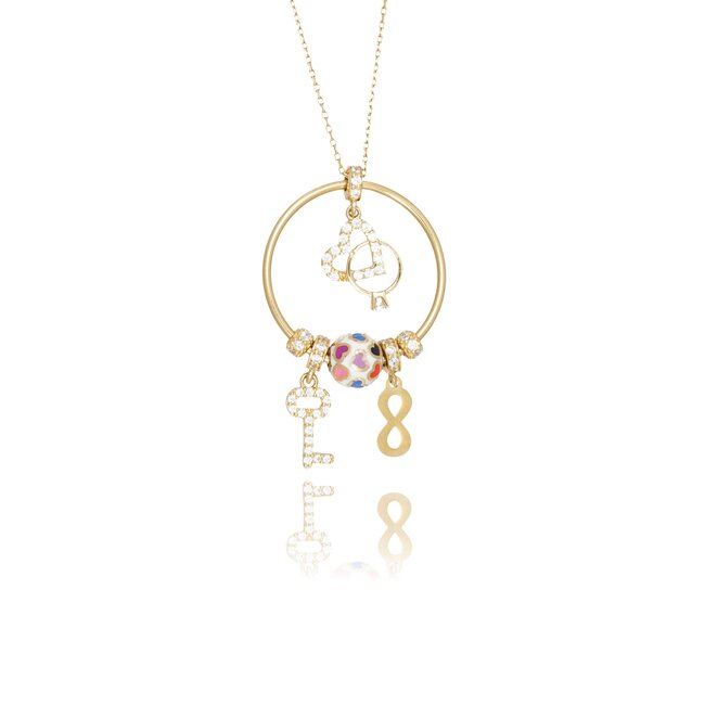 14 krt gouden collier