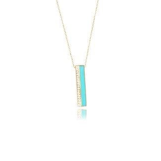 Turquoise Bar Collier