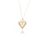 Gouden Hart Collier met Zirkonia