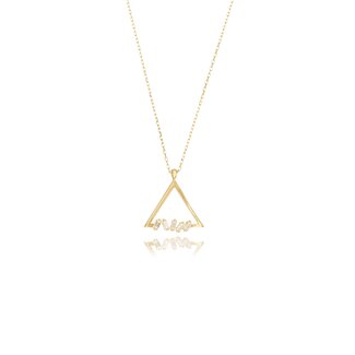 Driehoek Collier met Zirkonia