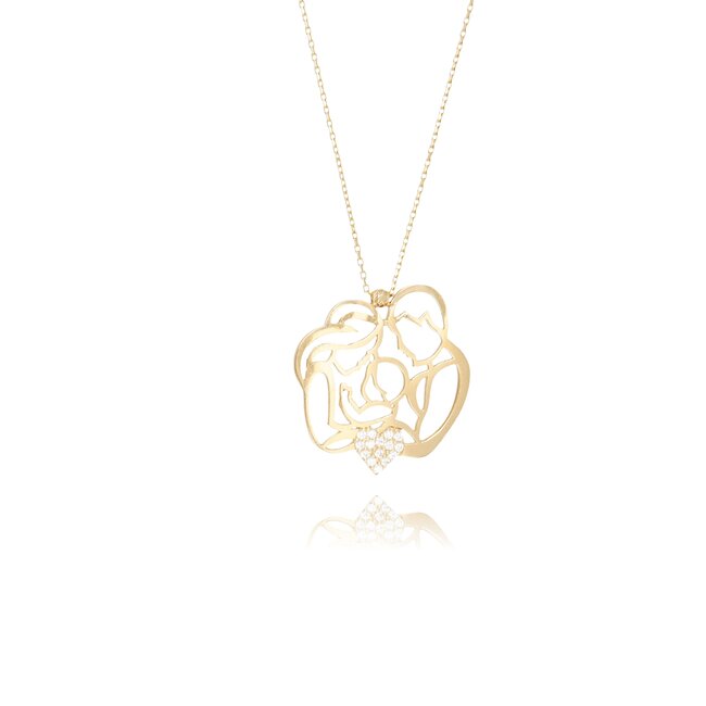 14 krt gouden collier