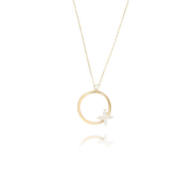 14 krt gouden collier