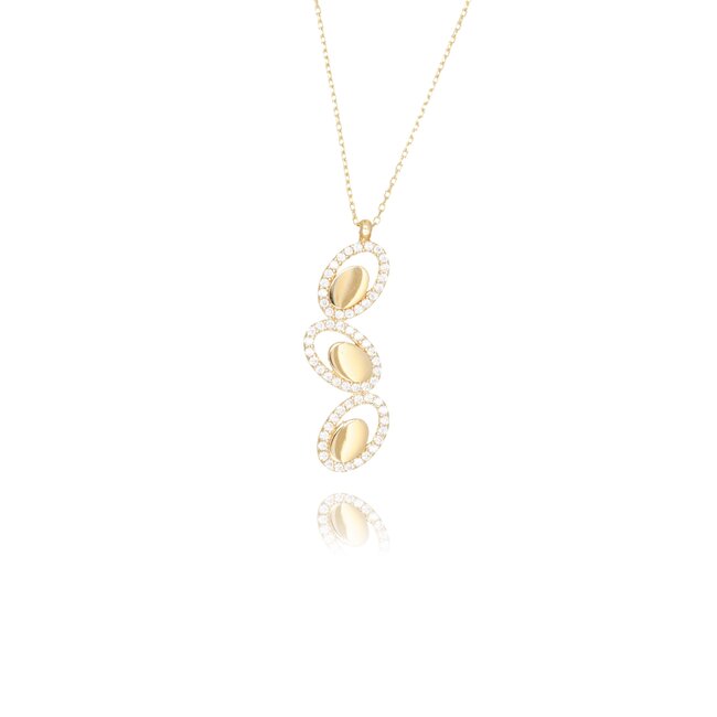 14 krt gouden collier