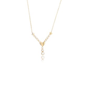 Hartjes V-Collier met Zirkonia