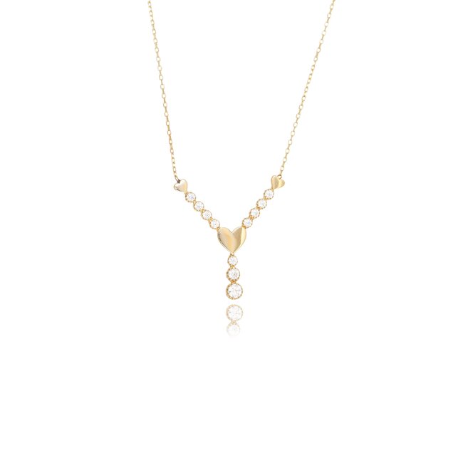 14 krt gouden collier