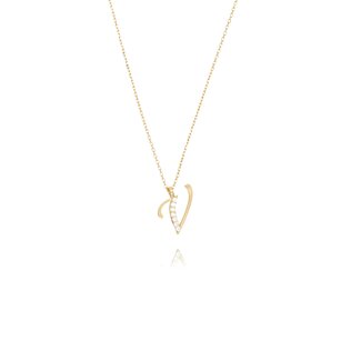 Subtiel V-Hanger Collier