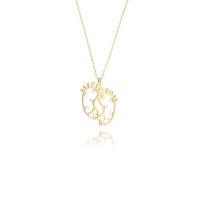 14 krt gouden collier