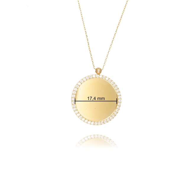 14 krt gouden collier
