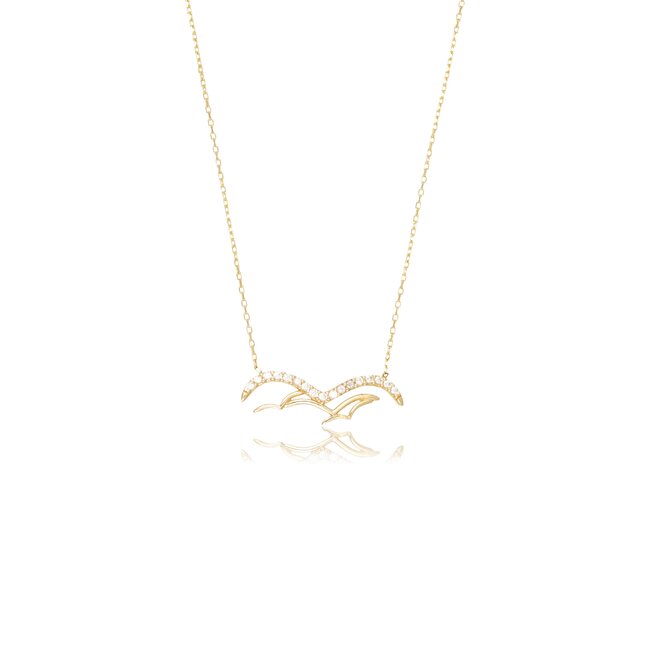 14 krt gouden collier