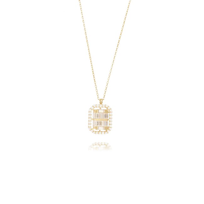 14 krt gouden collier