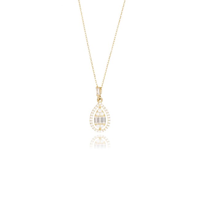 14 krt gouden collier