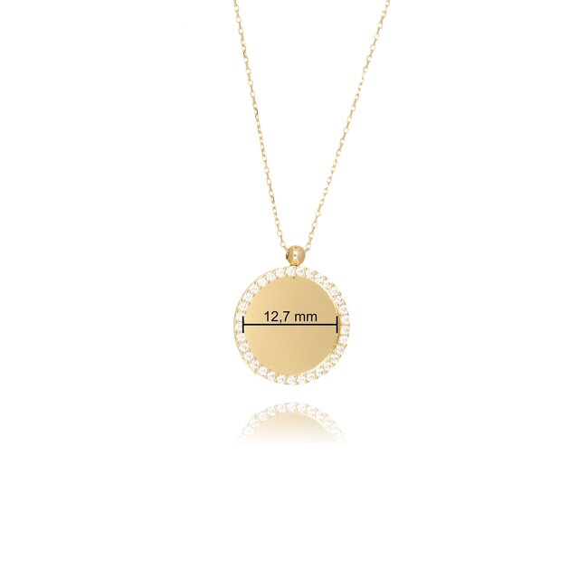 14 krt gouden collier