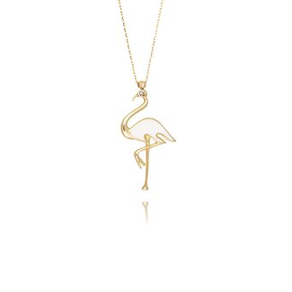 Flamingo Collier Goud
